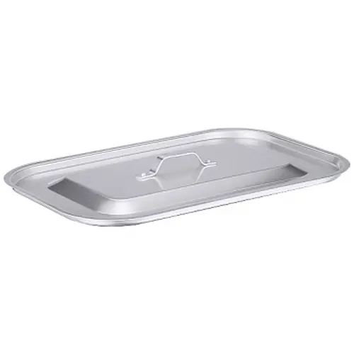 6948/450 Deckel zur Bratpfanne rechteckig aus Aluminium, passend zu 10 ltr. Direktkauf